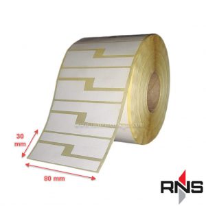 لیبل کابل (برچسب کابل) 80×30