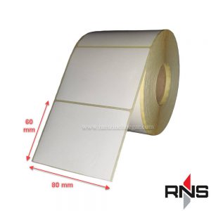 برچسب و لیبل کاغذی 80×60