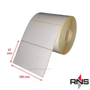 برچسب و لیبل کاغذی 67×106