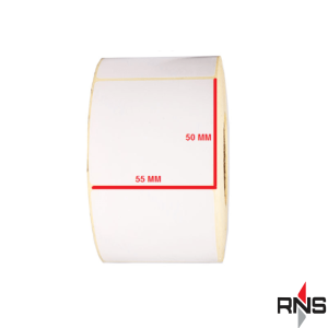 لیبل کاغذی 55×50 میلیمتر