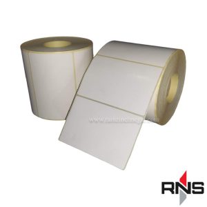 لیبل کاغذی 80×100میلیمتر تک ردیف