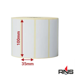 لیبل کاغذی 35×100 میلیمتر تک ردیف