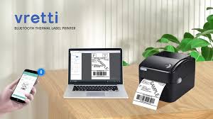 لیبل پرینتر رومیزی Vretti به همراه بلوتوث